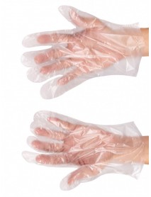 Jednorazové mikroténové rukavice 100 ks