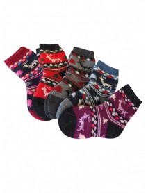 Detské vlnené ponožky 7028 MIX farieb