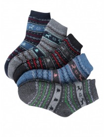 Detské vlnené ponožky 7027 MIX farieb