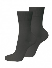 Ponožky BIO STŘÍBRO bez gumy tmavě šedé