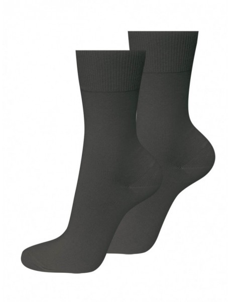 Ponožky BIO STŘÍBRO bez gumy tmavě šedé