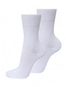 Ponožky BIO STŘÍBRO bez gumy bílé
