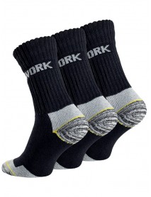 3 PACK pánske termo pracovné ponožky WORKTERM