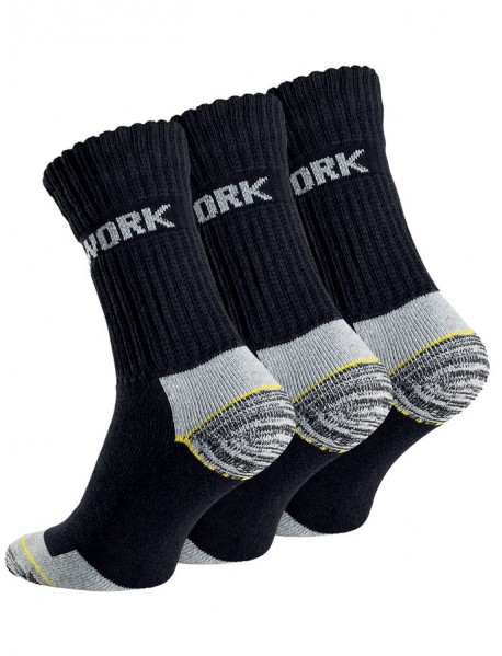 3 PACK pánske termo pracovné ponožky WORK