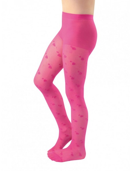 Dievčenské pančuchové nohavice MIKI ružové