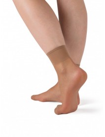 Dámske elastické ponožky LENA 1004 telové
