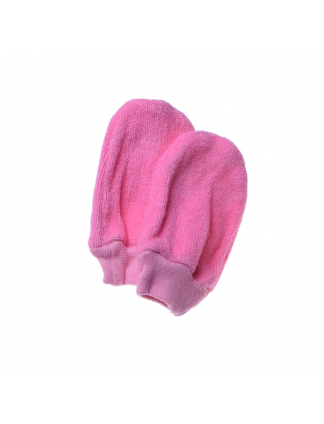 Kojenecké rukavičky - froté (ružové)