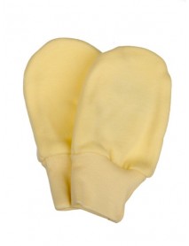 Kojenecké rukavičky (žlté)
