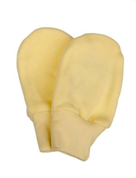 Kojenecké rukavičky (žlté)